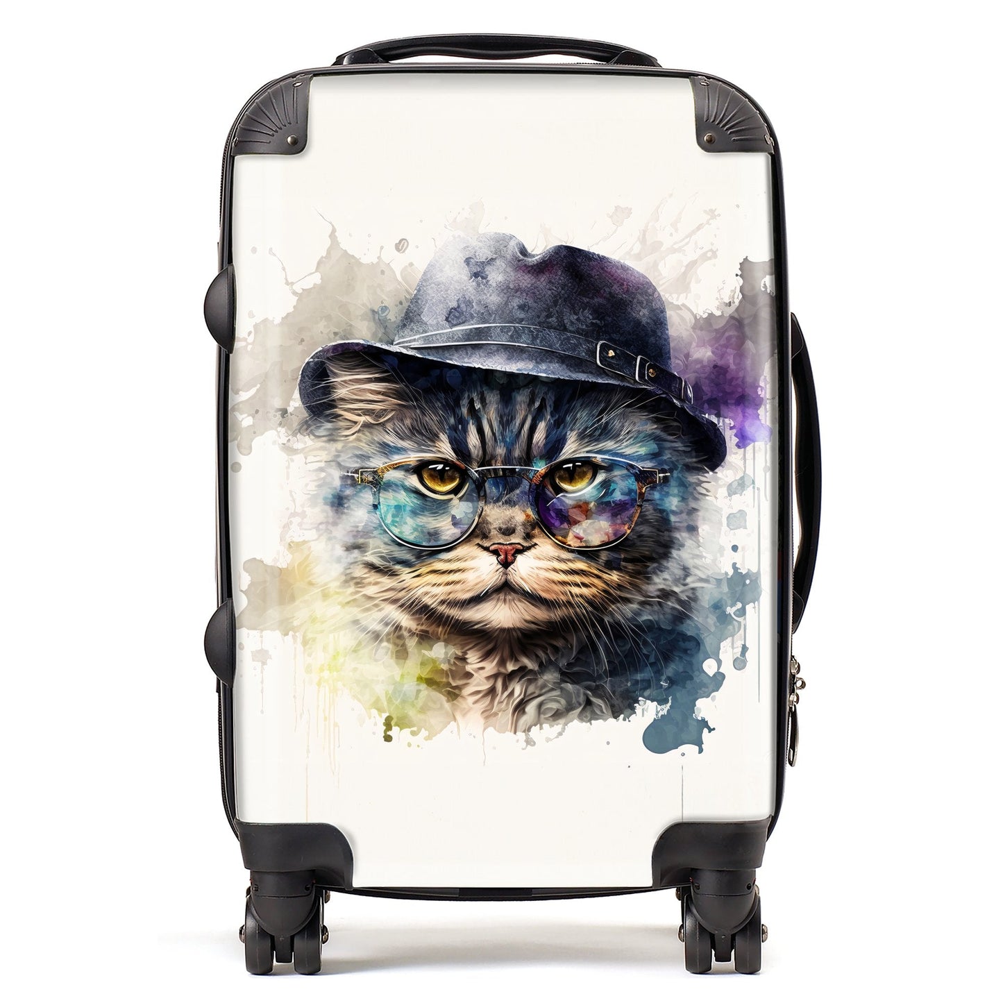 Selkirk Rex Cat Splashart Suitcase