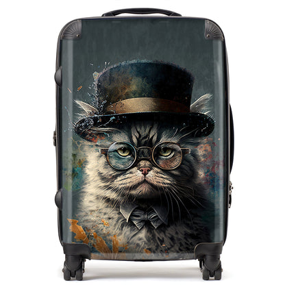 Selkirk Rex Cat Splashart Suitcase