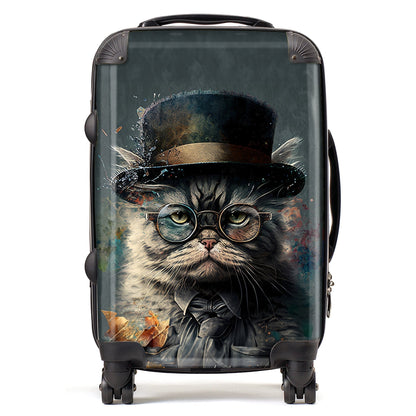 Selkirk Rex Cat Splashart Suitcase