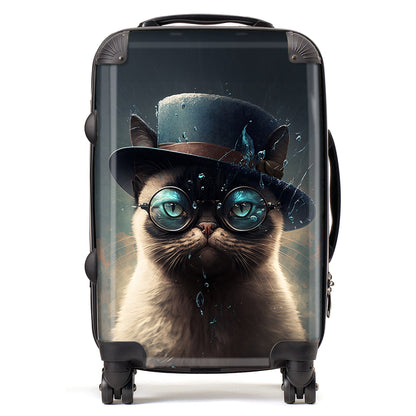 Siamese Cat Splashart Suitcase