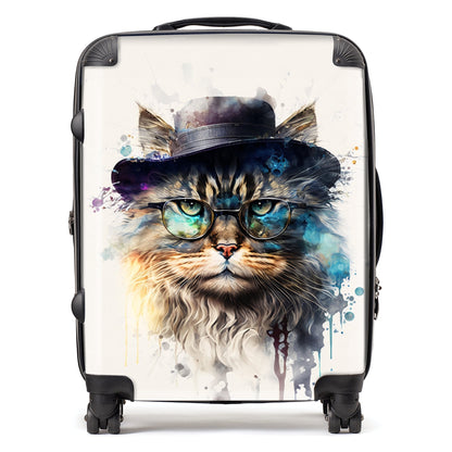 Siberian Cat Splashart Suitcase