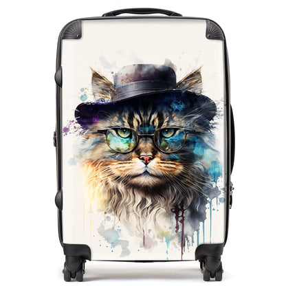 Siberian Cat Splashart Suitcase