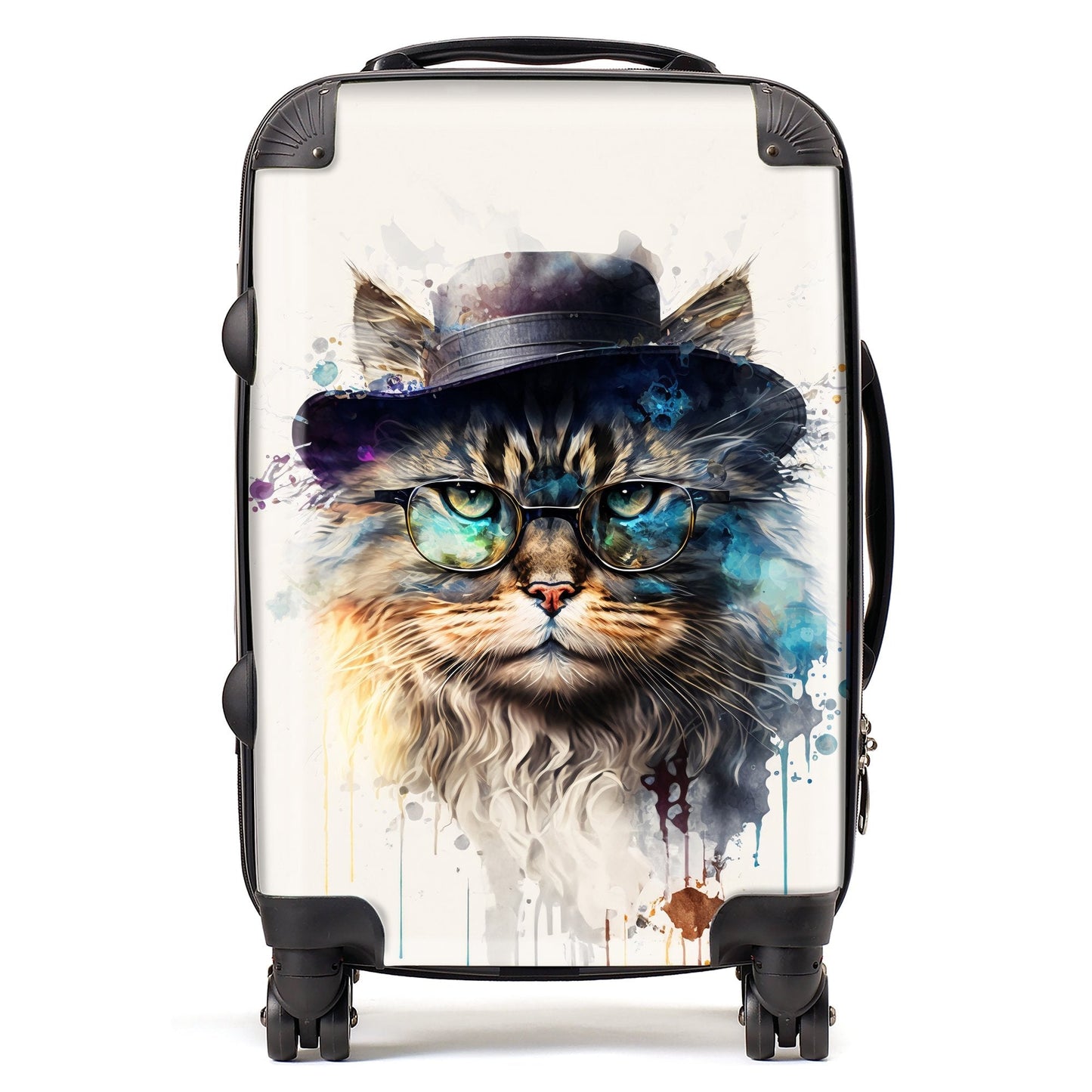 Siberian Cat Splashart Suitcase