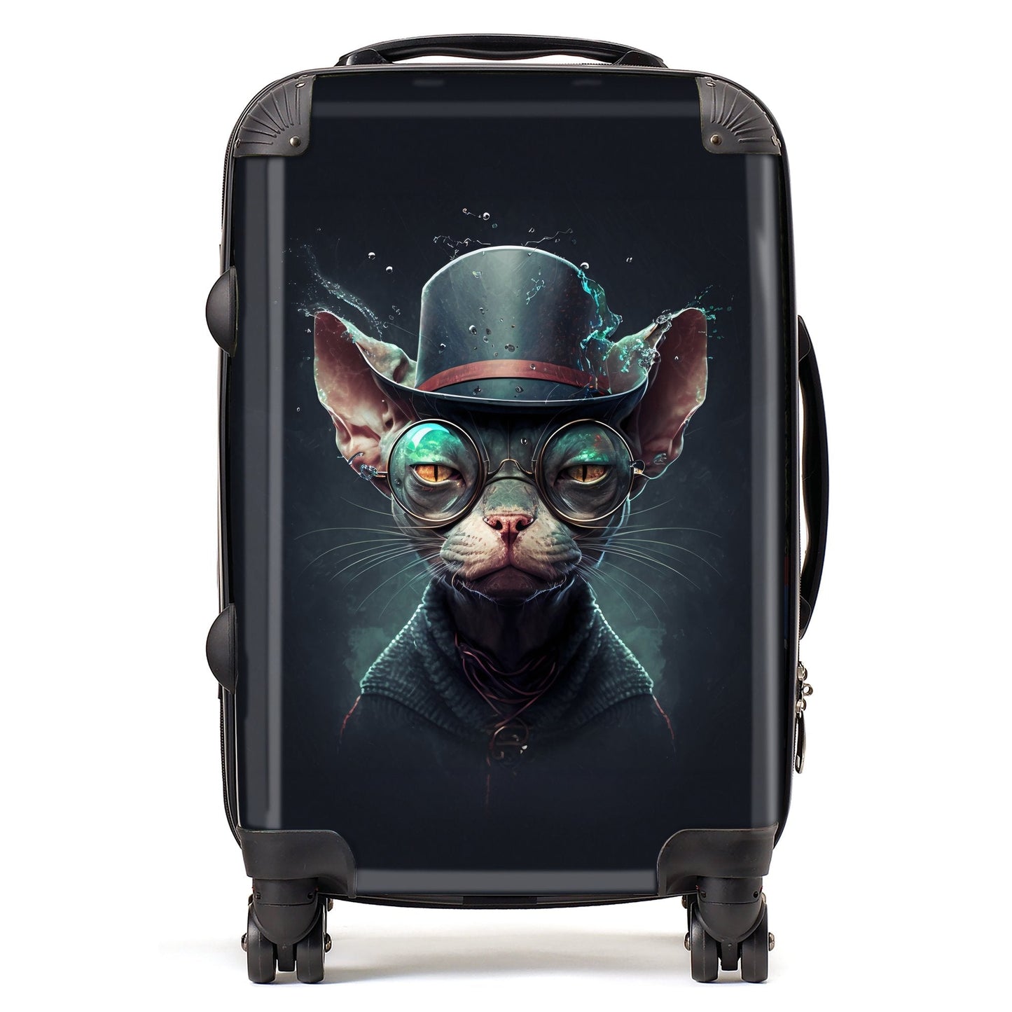 Sphynx Cat With Glases Splashart Suitcase