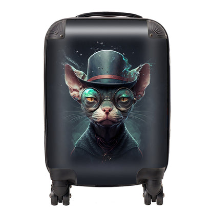 Sphynx Cat With Glases Splashart Suitcase