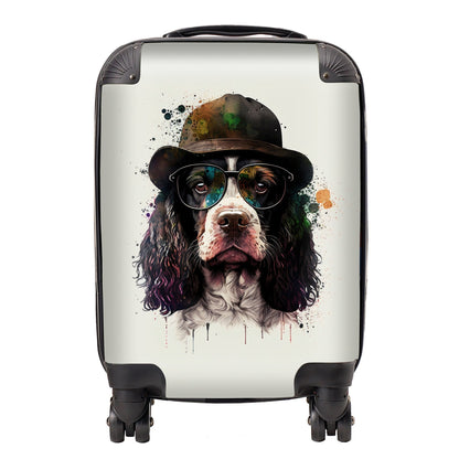 Springer Spaniel Dog Splashart Suitcase