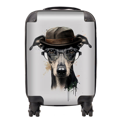 Whippet Dog Splashart Suitcase