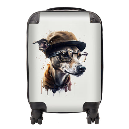 Whippet Dog Splashart Suitcase