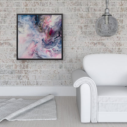 Ethereal Swirls: Dreams In Motion Framed Canvas