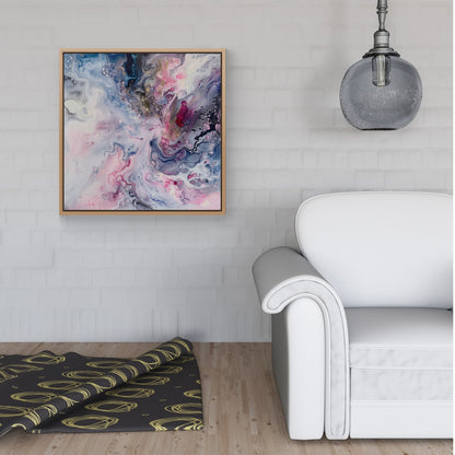 Ethereal Swirls: Dreams In Motion Framed Canvas