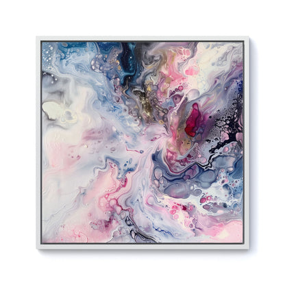 Ethereal Swirls: Dreams In Motion Framed Canvas