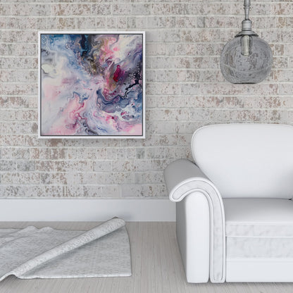 Ethereal Swirls: Dreams In Motion Framed Canvas