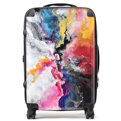 Explosive Colour Cascade Suitcase