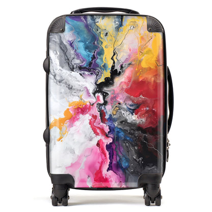 Explosive Colour Cascade Suitcase