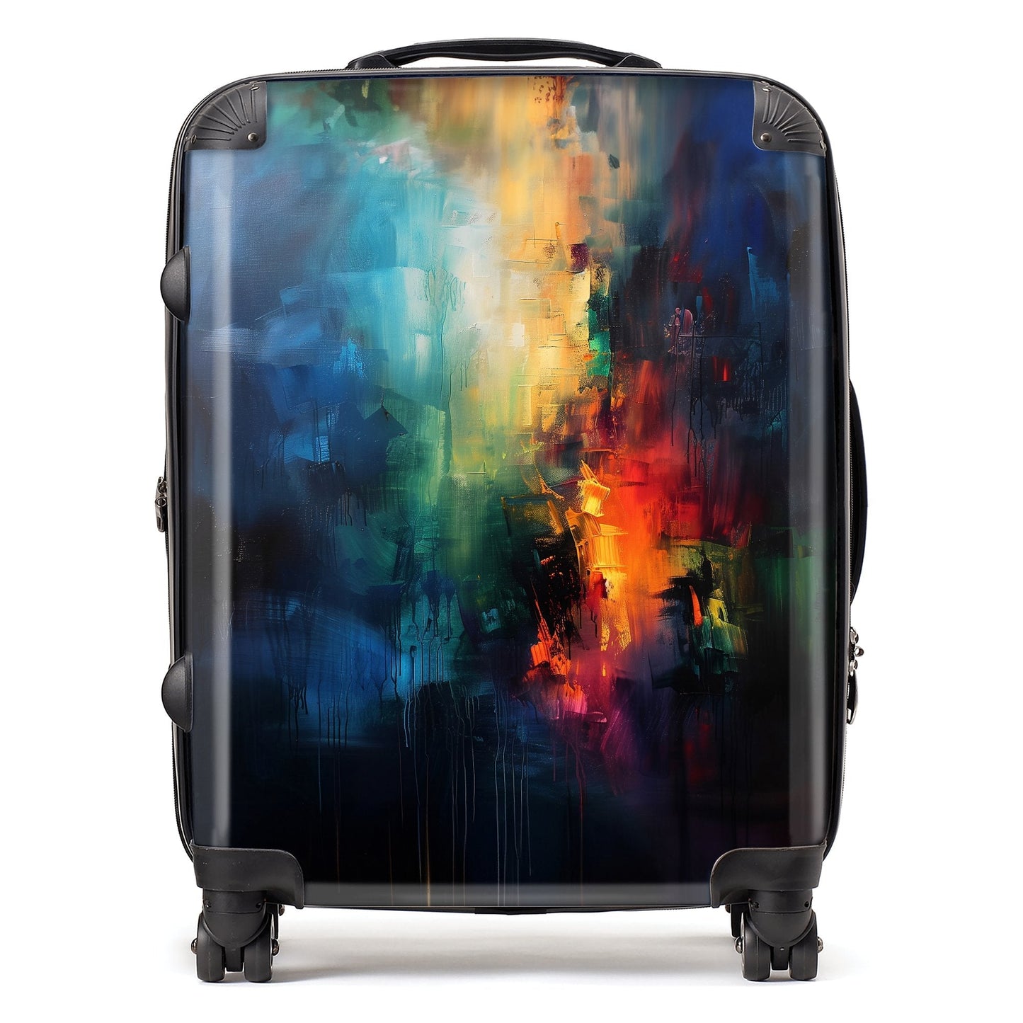 Colourful Chaos: Urban Dreamscape Suitcase