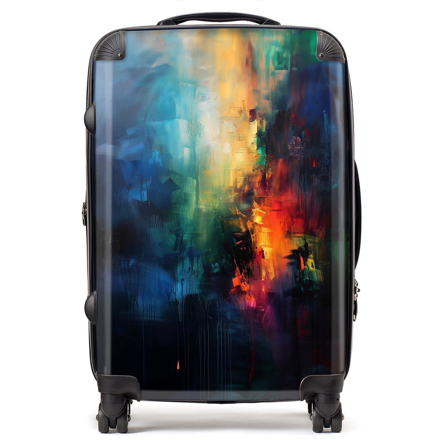 Colourful Chaos: Urban Dreamscape Suitcase