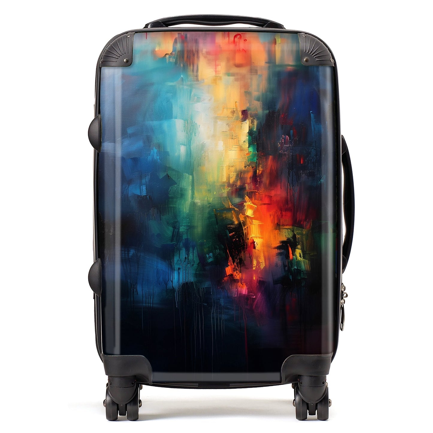 Colourful Chaos: Urban Dreamscape Suitcase