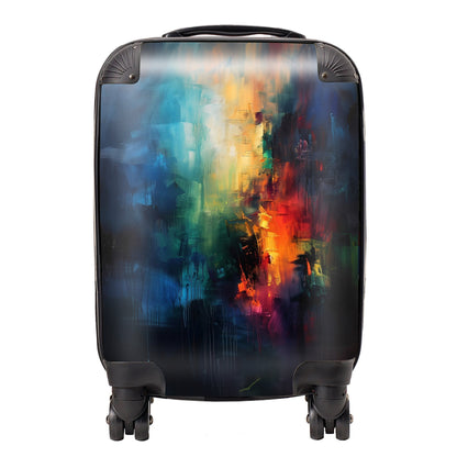 Colourful Chaos: Urban Dreamscape Suitcase