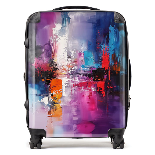 Vibrant Metropolis: A Palette Of Emotions Suitcase