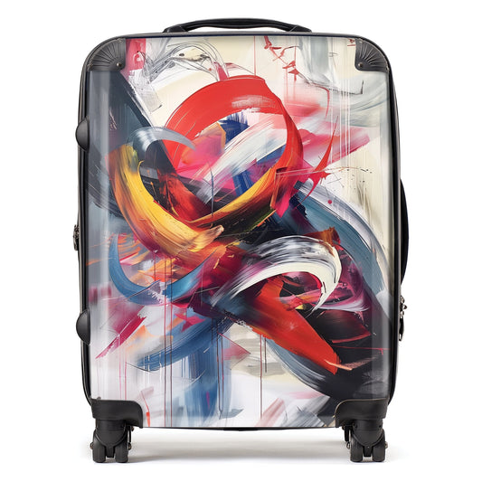 Swirling Symphony Of Colours Suitcase