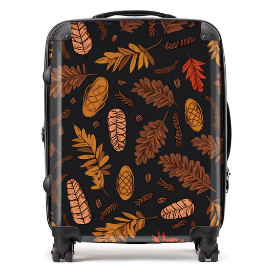 Autumn Leaves And Pinecones Suitcase