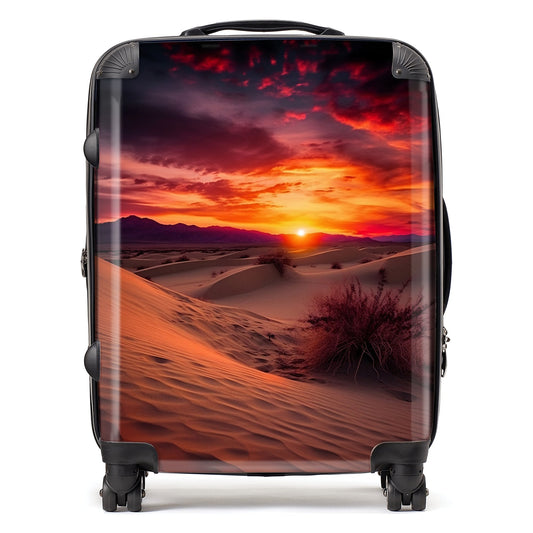 Sunset In The Desert Suitcase