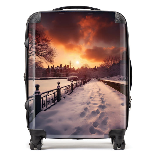 A Snowy Walk In London Suitcase