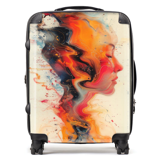 Geometric Vibrance Suitcase