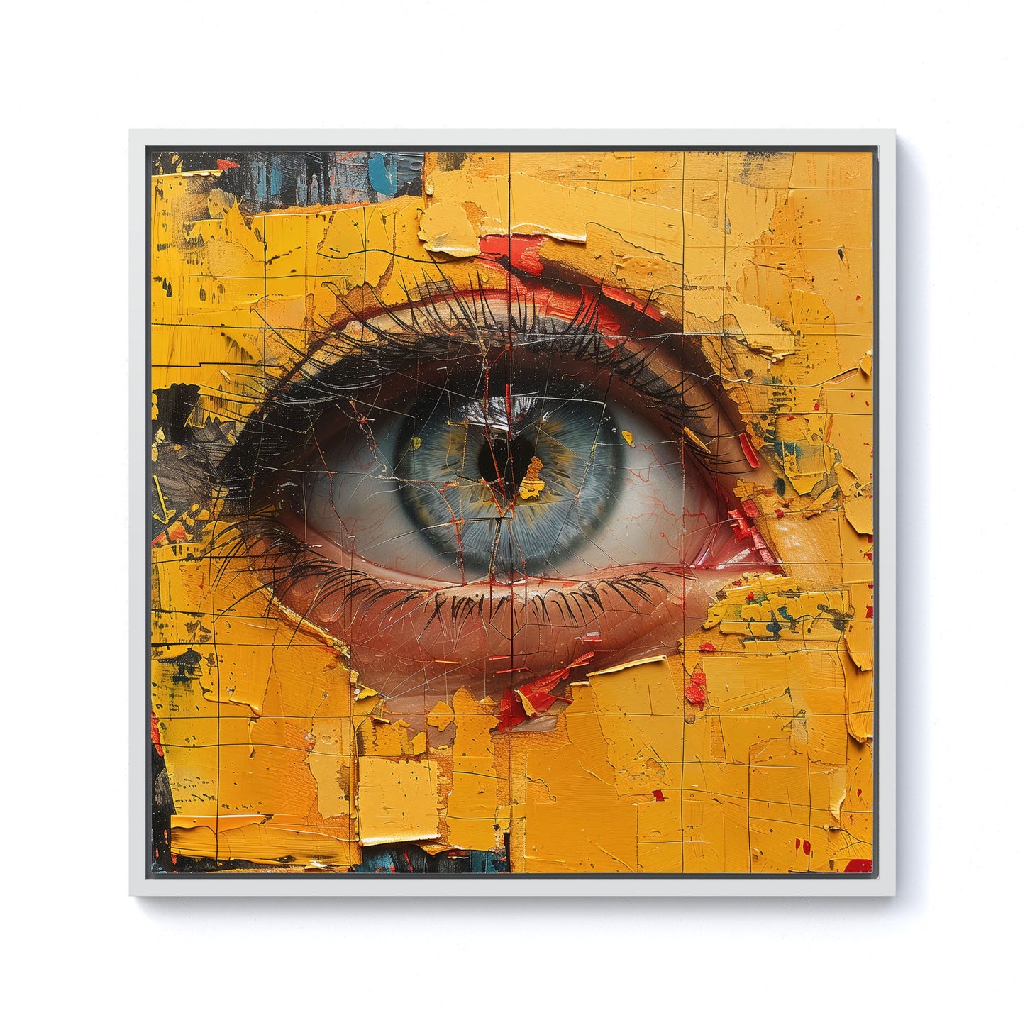 Ethereal Gaze Framed Canvas