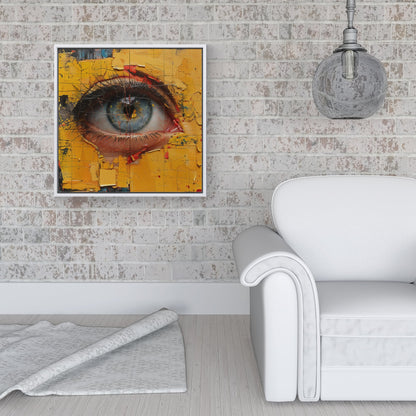 Ethereal Gaze Framed Canvas