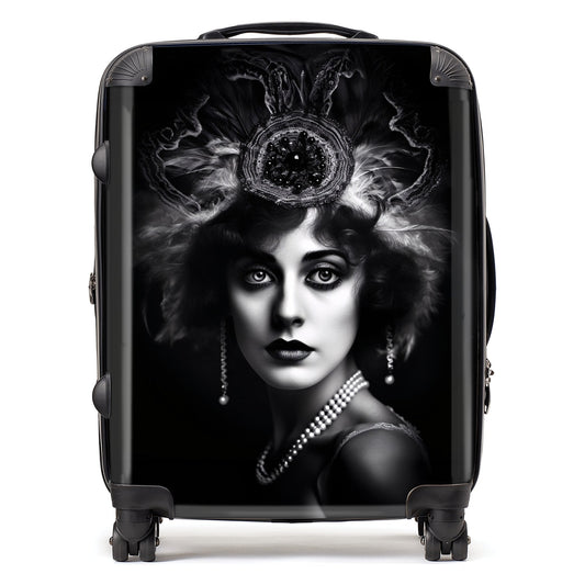 Edwardian Showgirl Splashart Suitcase