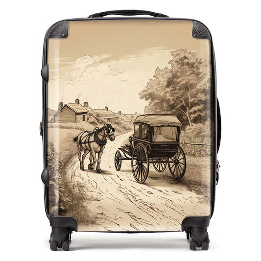 A Horse And His Cart Suitcase