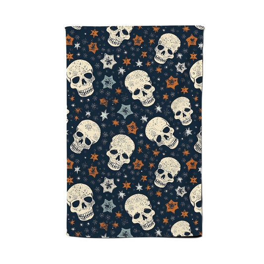 Skulls And Stars Tea Towel