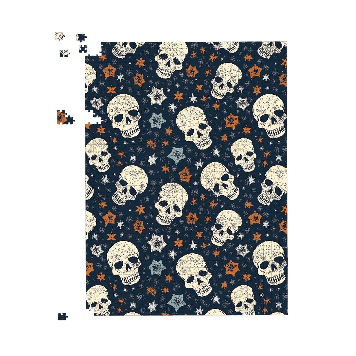 Skulls And Stars Jigsaw Puzzle