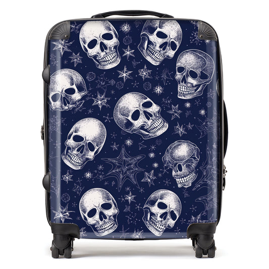 Evening Skulls And Stars Suitcase