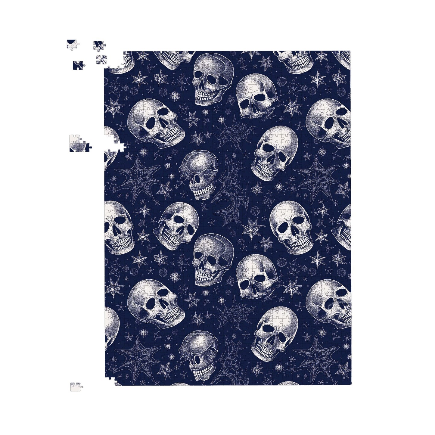 Evening Skulls And Stars Jigsaw Puzzle