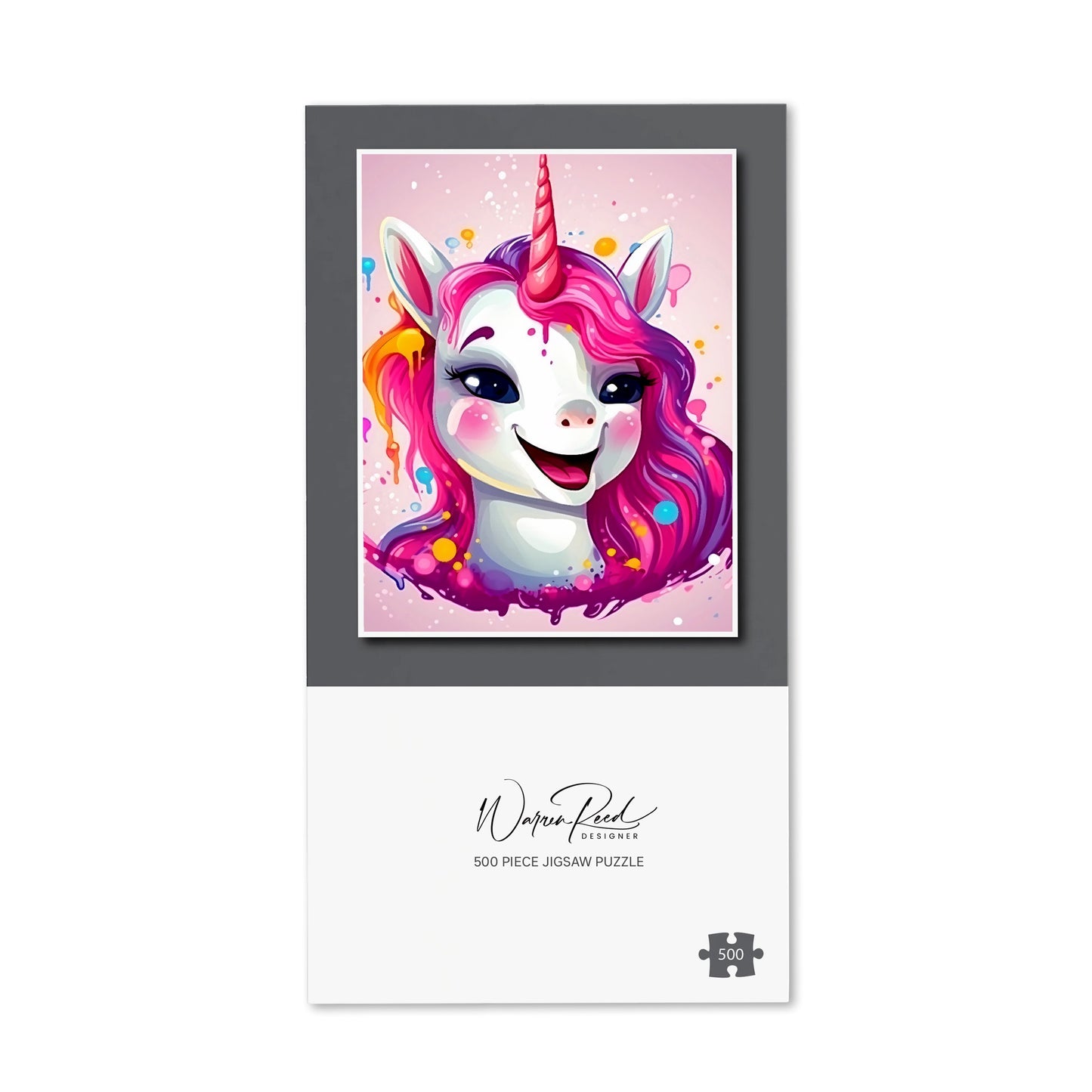 Happy Unicorn Splashart Jigsaw Puzzle