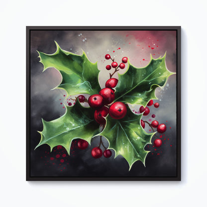 Splashart Holly Framed Canvas