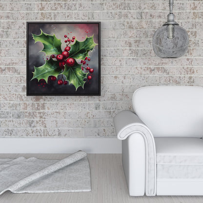 Splashart Holly Framed Canvas