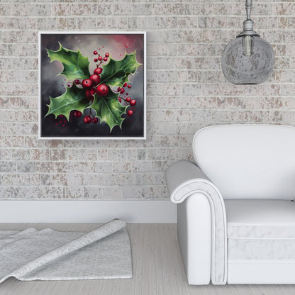 Splashart Holly Framed Canvas