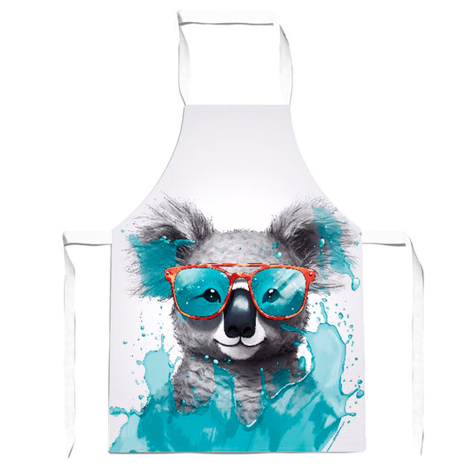 Splashart Koala In Glasses Apron