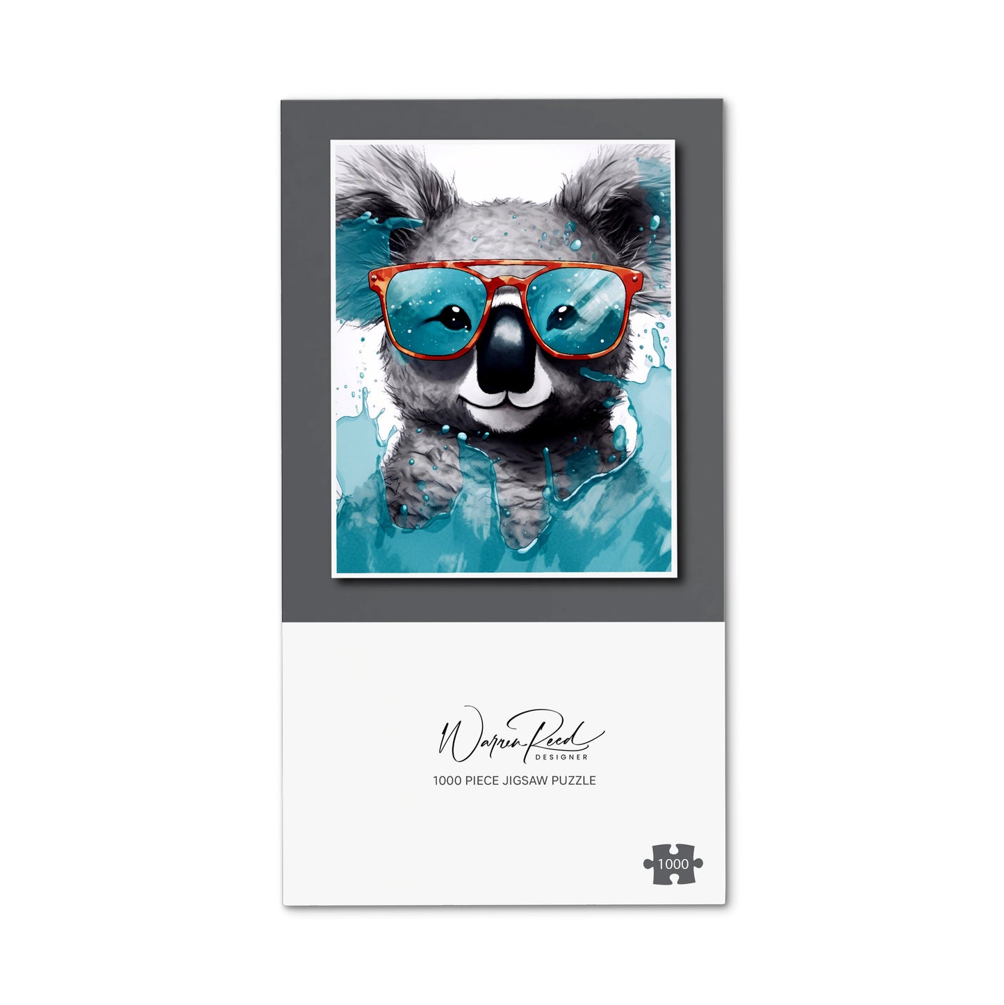 Splashart Koala In Glasses Jigsaw Puzzle