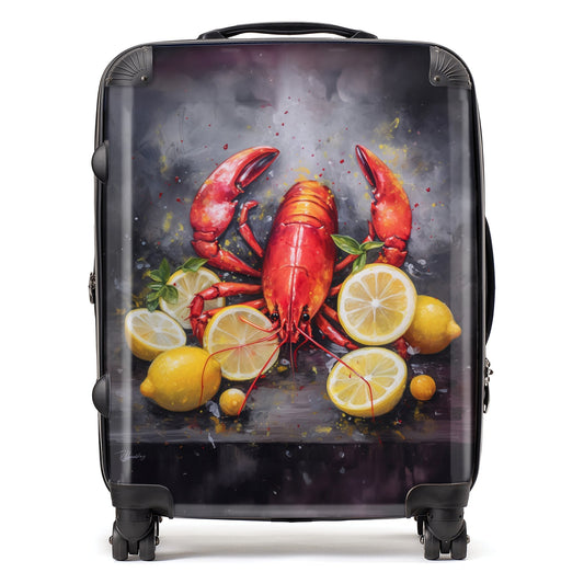 Lobster And Lemons Suitcase