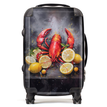 Lobster And Lemons Suitcase