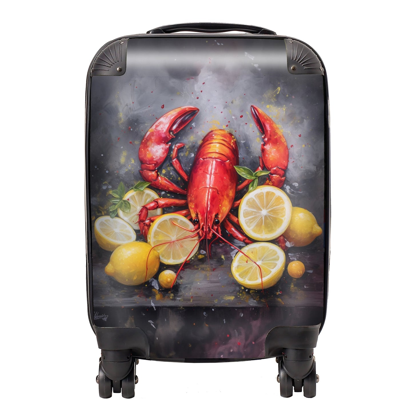 Lobster And Lemons Suitcase