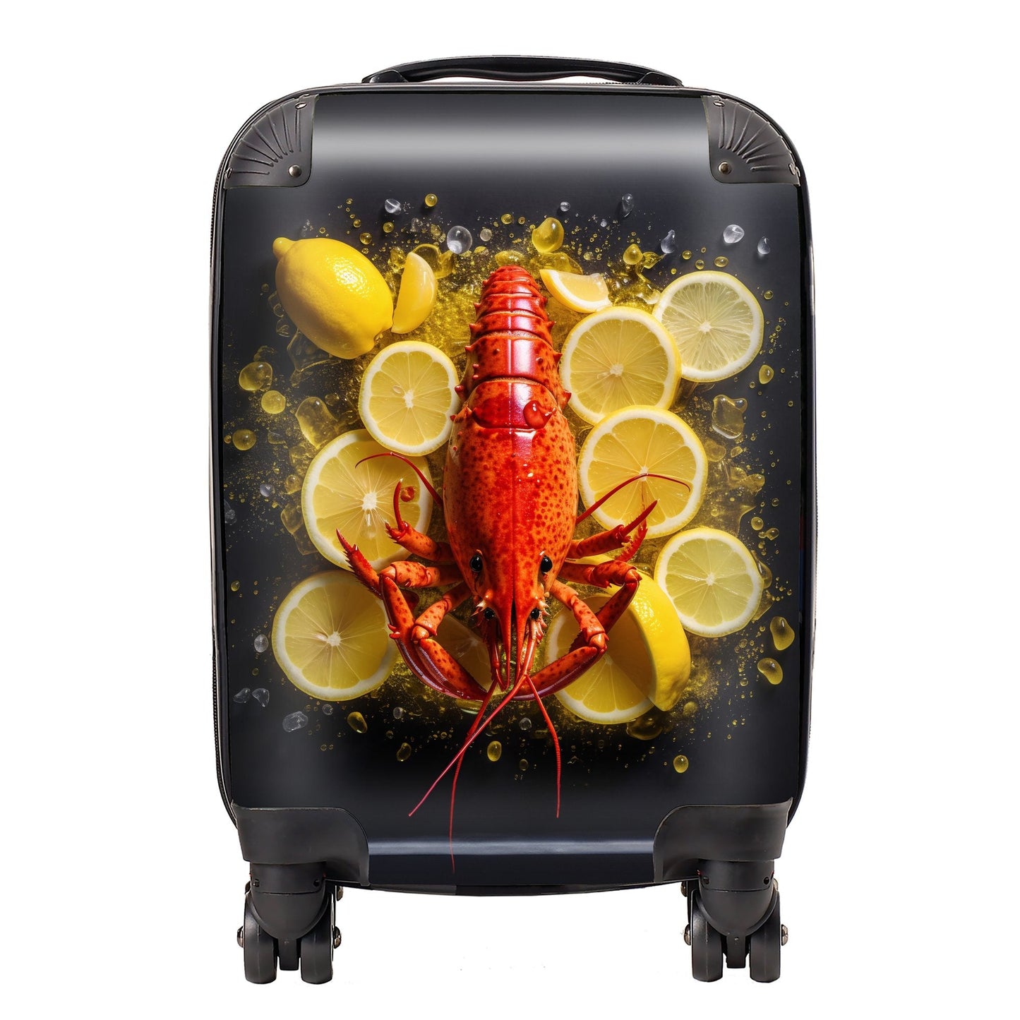 Lobster On Lemons Suitcase