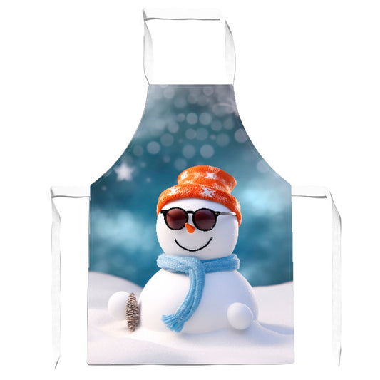 Smily Snowman Apron