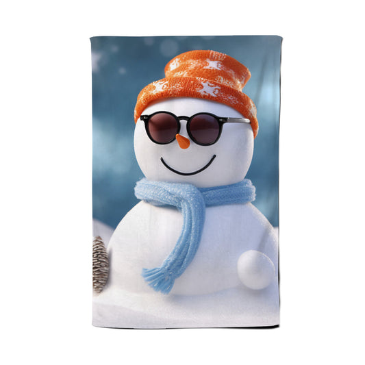 Smily Snowman Tea Towel