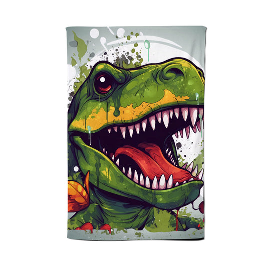 Laughing T-Rex Tea Towel