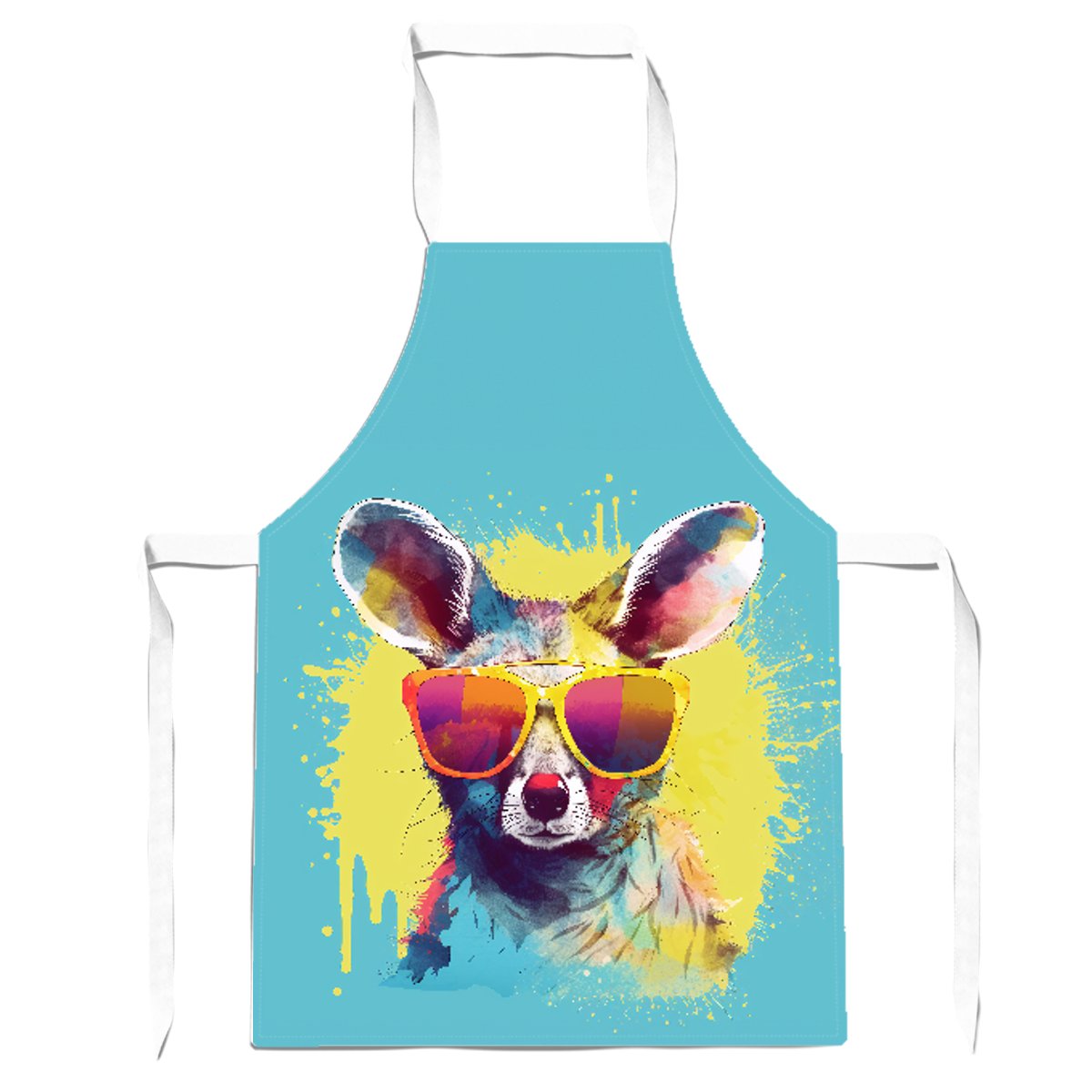 Splashart Wallaby In Glasses Apron